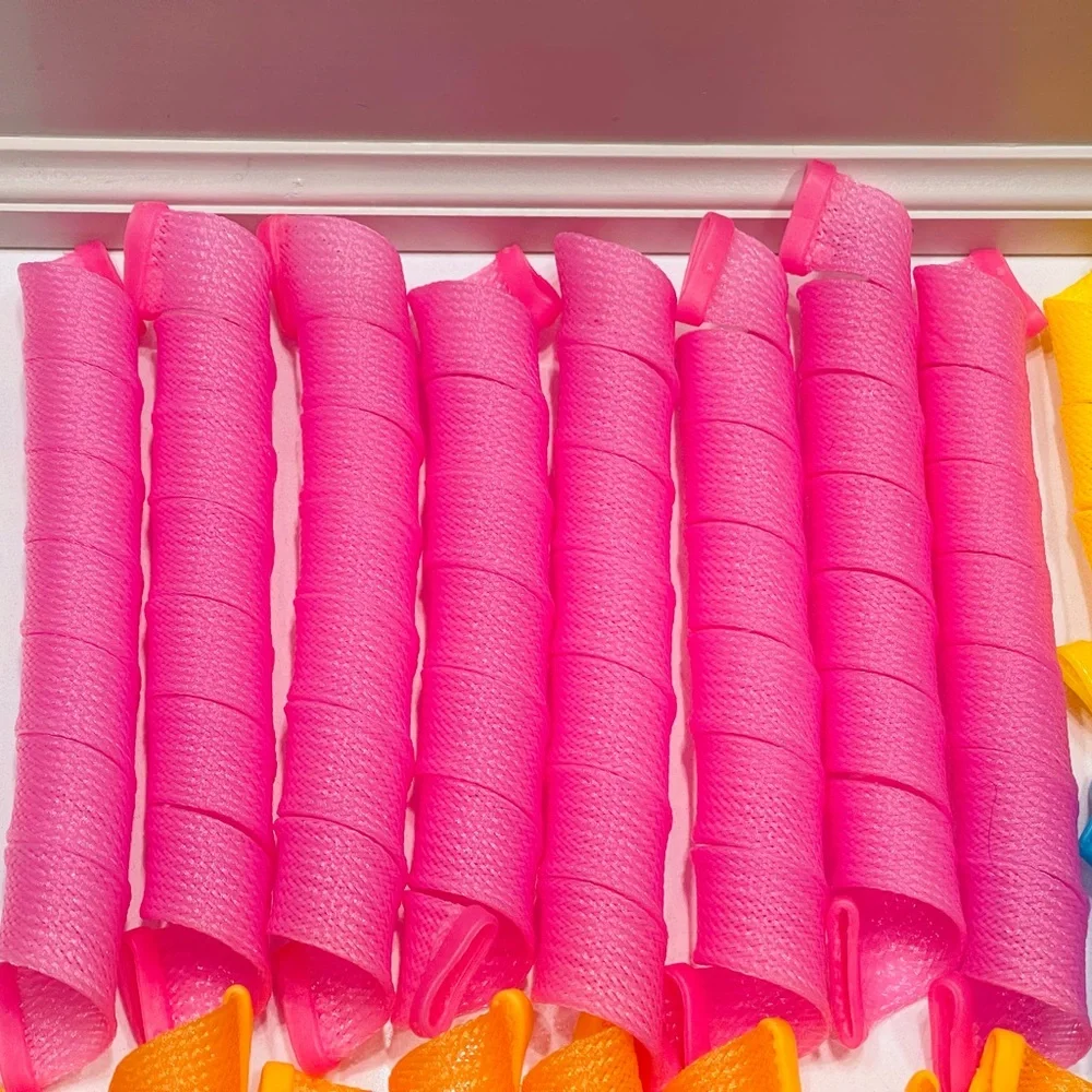 PRICE ⬇️ 50 Heatless Spiral Curlers Set LIKE NEW! - Picture 6 of 16